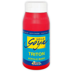 Краска акриловая "Solo Goya" Triton 20 мл, вишневый, KR-17027R