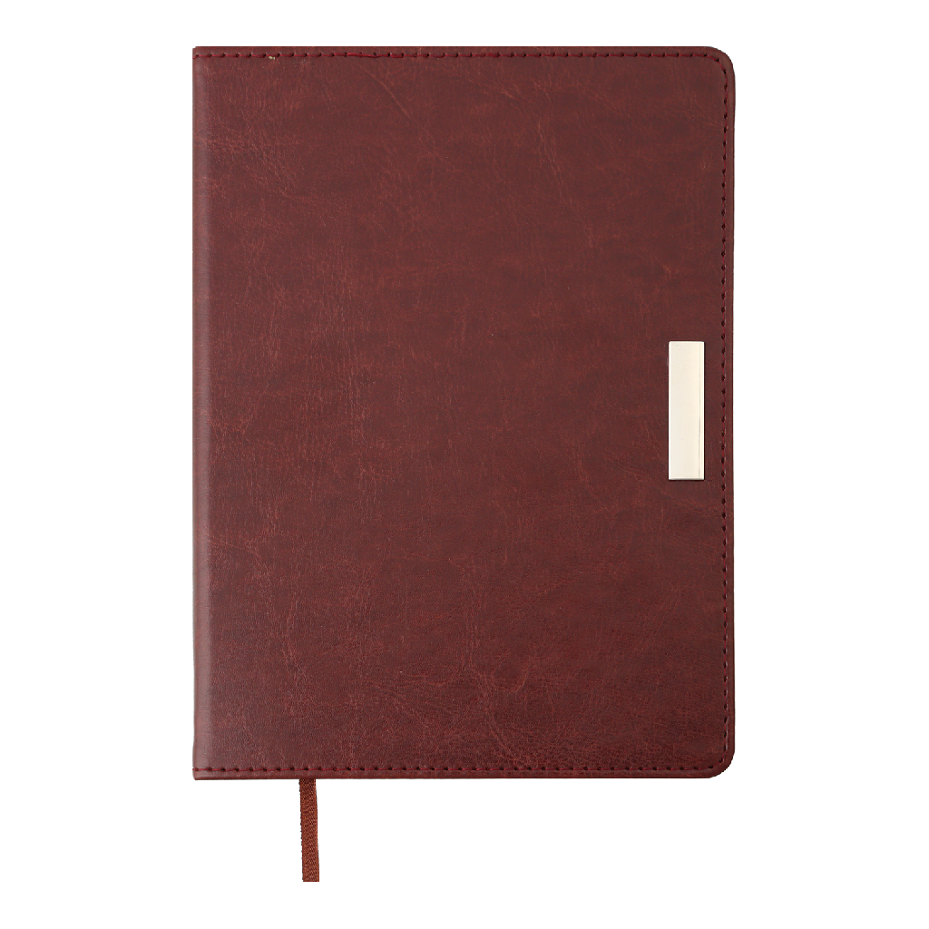 Щоденник недатований Salerno, A5, 288 стр., коричневий, BM.2026-25