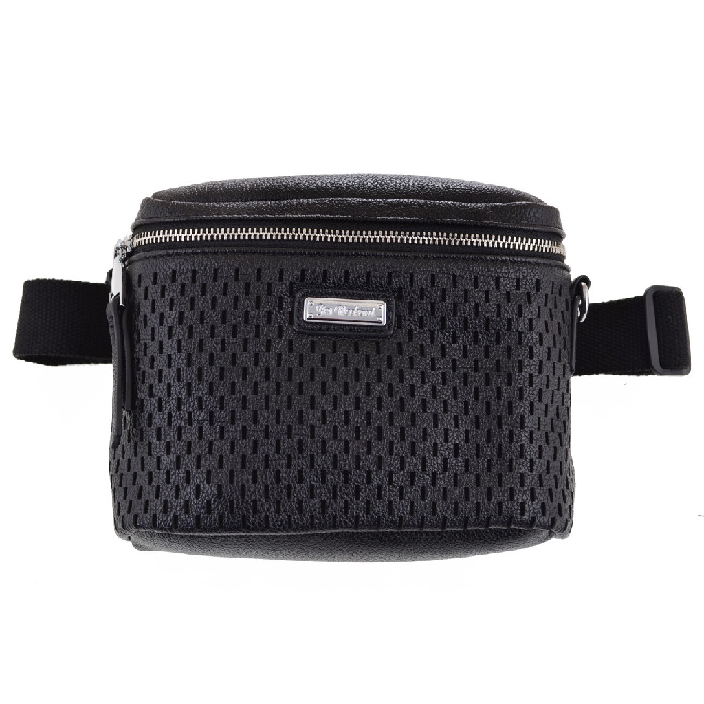 Сумка на пояс YW-48 Messina, черная, 557810