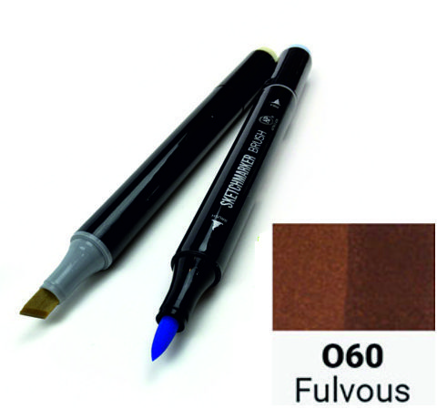 Маркер двосторонній SKETCHMARKER Brush Бурий, SMB-O60 3