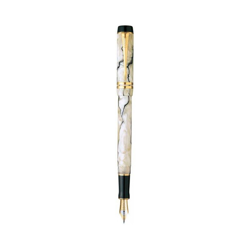 Ручка перо Duofold Pearl and Black NEW FP Parker, 97 612Ж