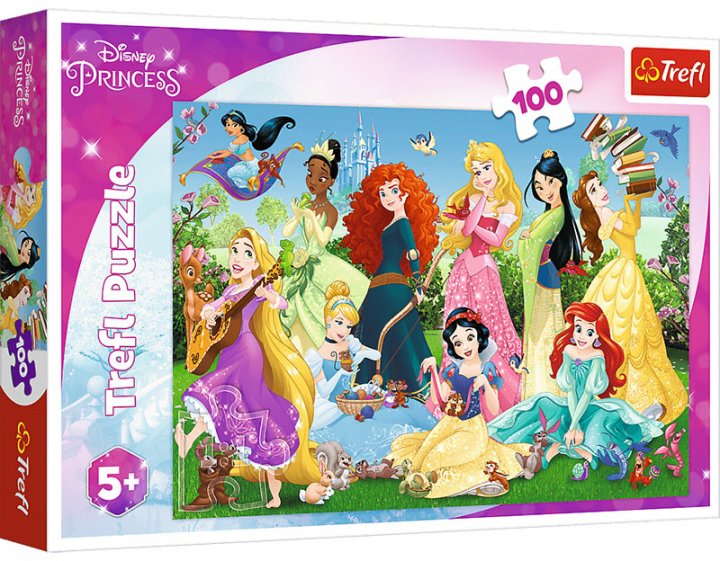 Пазл "100" - Чарівні принцеси / Disney Princess, Trefl, 16417