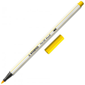 Ручка Stabilo Pen 68 brush 44 yellow, 14.2480
