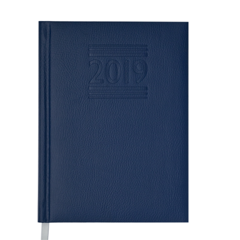 Щоденник датований A5, 2019, Belcanto, синій, BM.2176-02