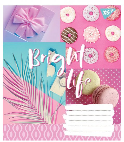 Зошит 96 кл. YES Bright life, 764186