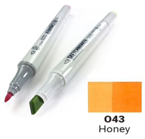 Маркер SKETCHMARKER, 2 пера: долото и тонкое, Honey - Мед, SM-O43 3