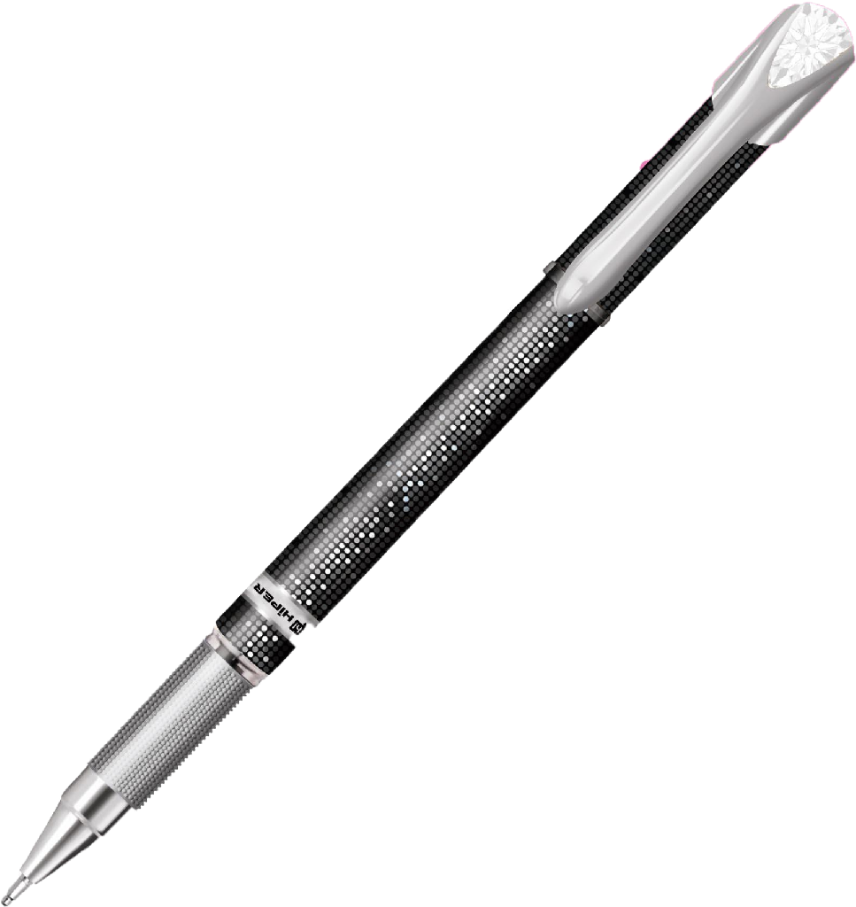 Ручка масляна Hiper Astra HO-110 0,7 мм чорна