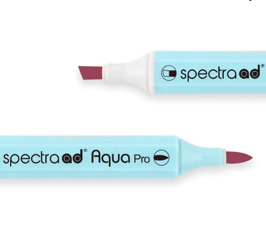 Маркер двосторонній на водній основі Spectra AD 006 Хінакридон червоний, 006-SADAQP