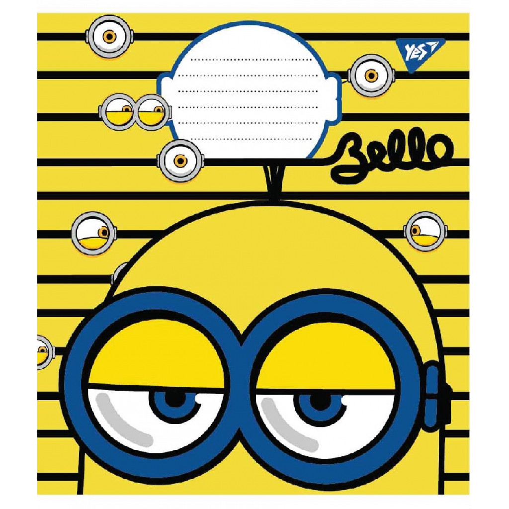 Тетрадь 18 лин. YES Miniontastic, 765611