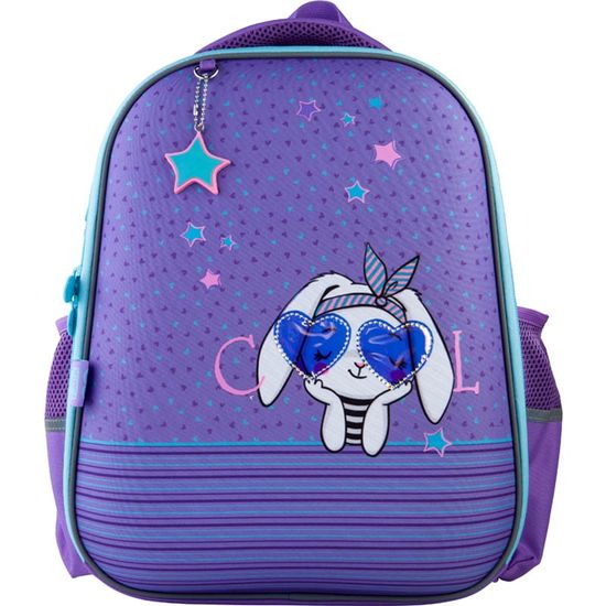 Рюкзак школьный полукаркасный Kite GoPack Education 165-3 "Cool bunny", GO21-165M-3