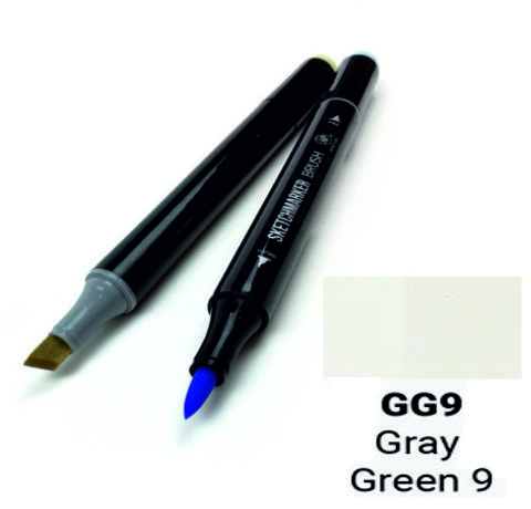 Маркер двухсторонний SKETCHMARKER Brush Серо-зеленый 9, SMB-GG9 3
