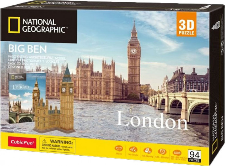 Трехмерная головоломка-конструктор National Geographic "Биг Бен" DS0992h (9926)