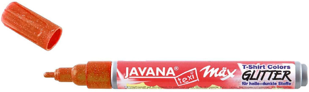 Маркер для светлой и темной ткани Javana глиттер, медь, 92671