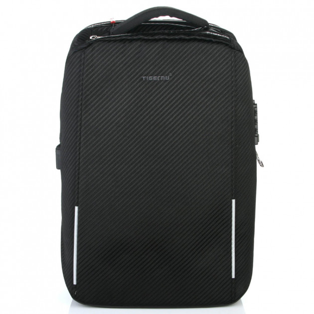 Рюкзак 15.6" Black USB, Т-В3655 Tigernu