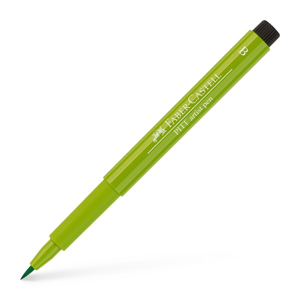 Ручка капілярна PITT Brush Artist Pen 170 травнева зелень, 167470 Faber-Castell