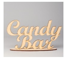 Заготівка дерев`яна Candy Bar на підставці, С10