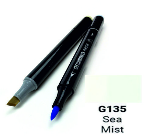 Маркер двосторонній SKETCHMARKER Brush Морська димка, SMB-G135 3