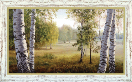 Схема для вышивания бисером СБ-068 32*17,5 см на авторской канве ТМ "Чарівна мить"