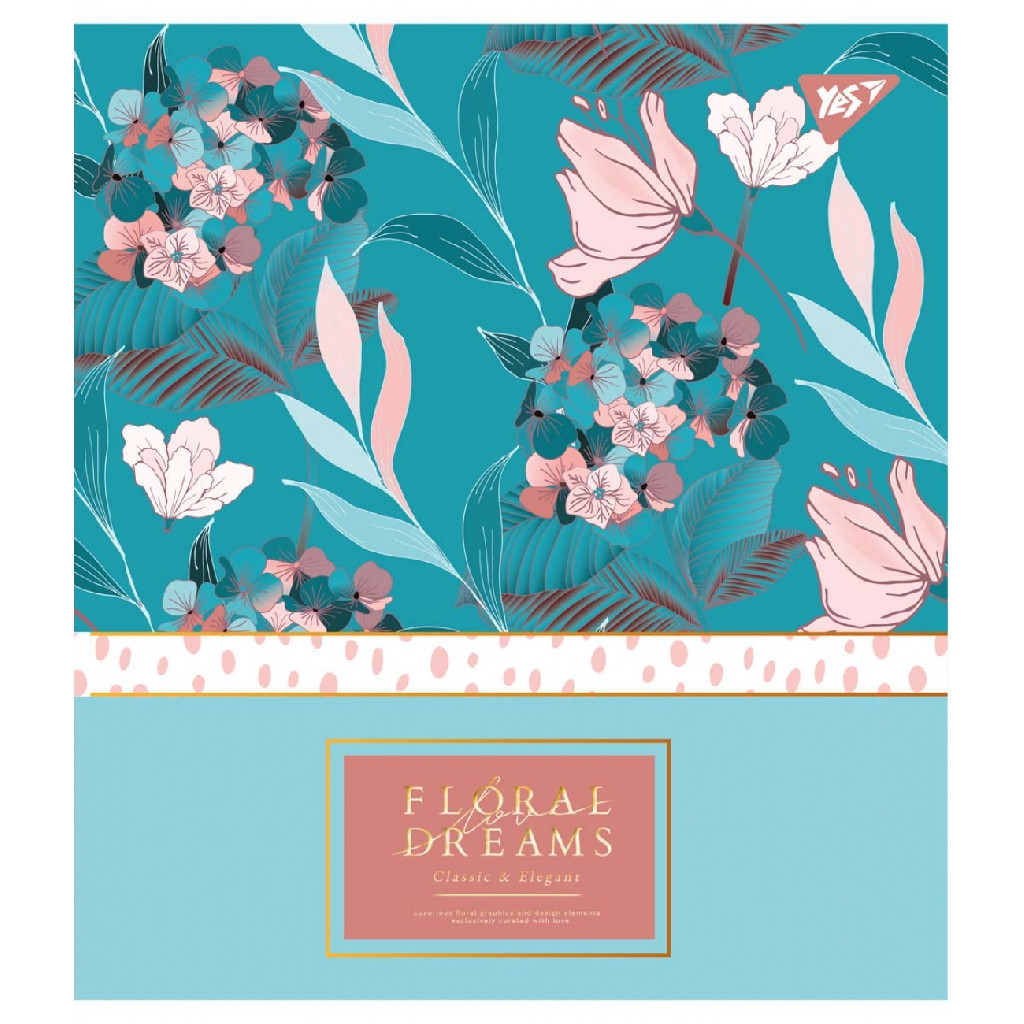Тетрадь 24 лин. YES "Floral dreams", 765315