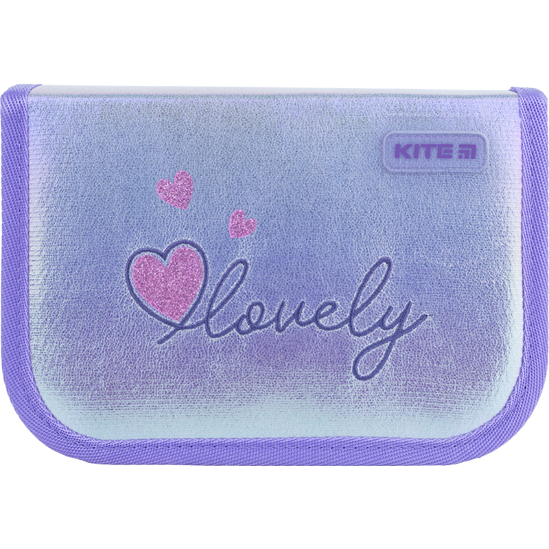 Пенал Kite 621 Lovely, 1 від., 1 відв., без наповнення, K22-621-7