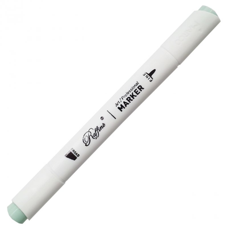 Скетч-маркер двосторонній Raffine Horizon green (G012), 7800-6CB Marco