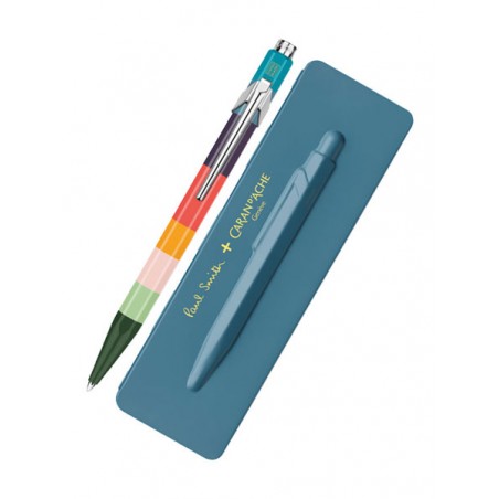 Ручка Caran d`Ache 849 Paul Smith Темно-синій бокс, 849.506
