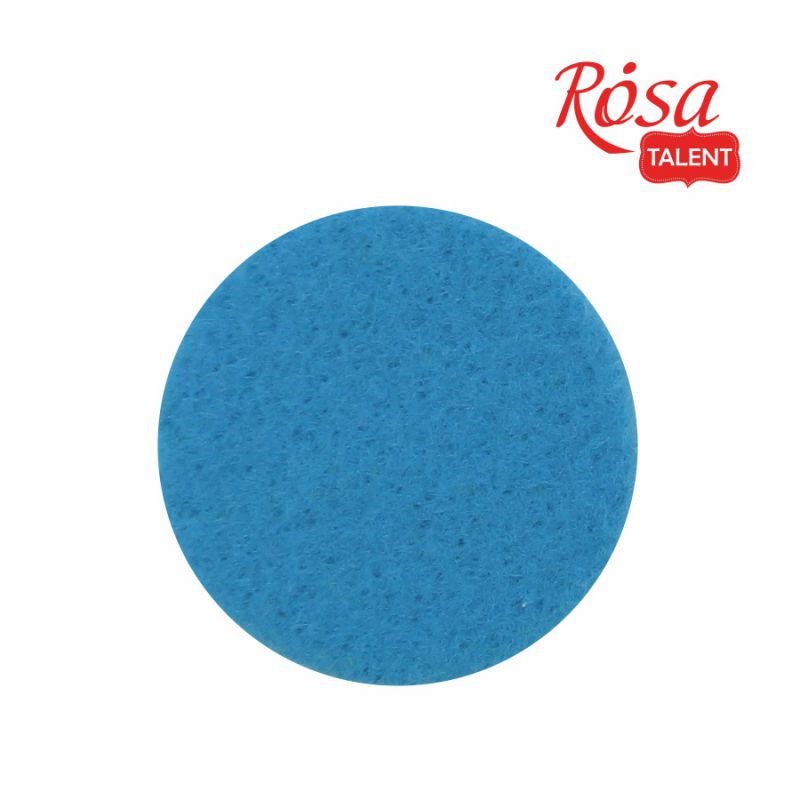 Фетр листовий (поліестер) 21*29,7 см, Небесно-Блакитний, ROSA Talent