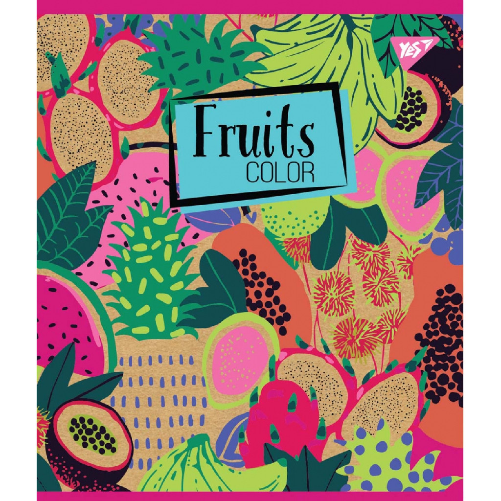Зошит 48 кл. YES "Fruits color", 765125