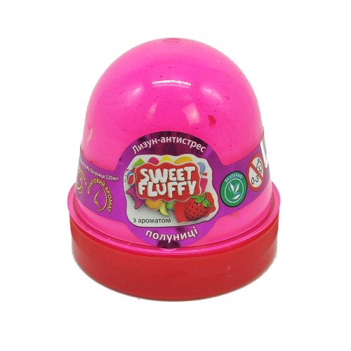 Лізун-антистрес "Sweet fluffy" Полуниця 120 мл, 80072