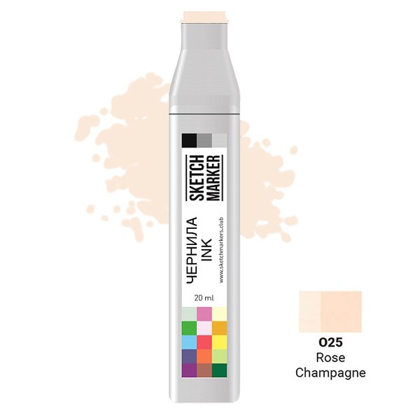 Чорнило для заправки маркера SKETCHMARKER, 20 мл, Рожеве шампанське, SI-O25