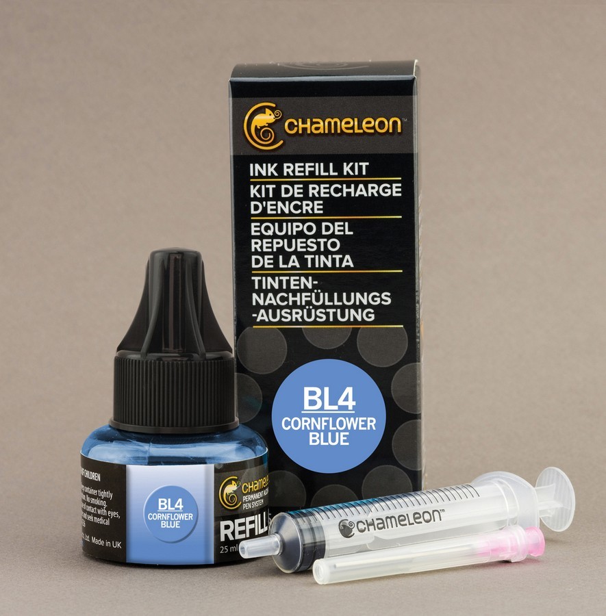 Чорнило для заправки маркера Chameleon 25 мл - Cornflower Blue (волошково-синій, BL4), CT9029