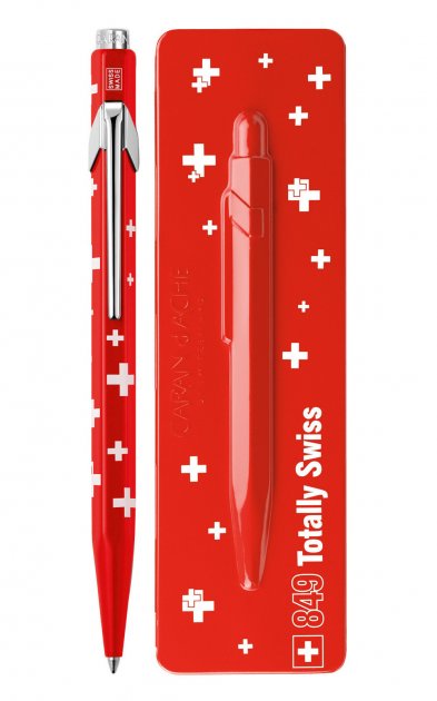 Ручка Caran d`Ache 849 Totally Swiss Прапор+box, 849.053