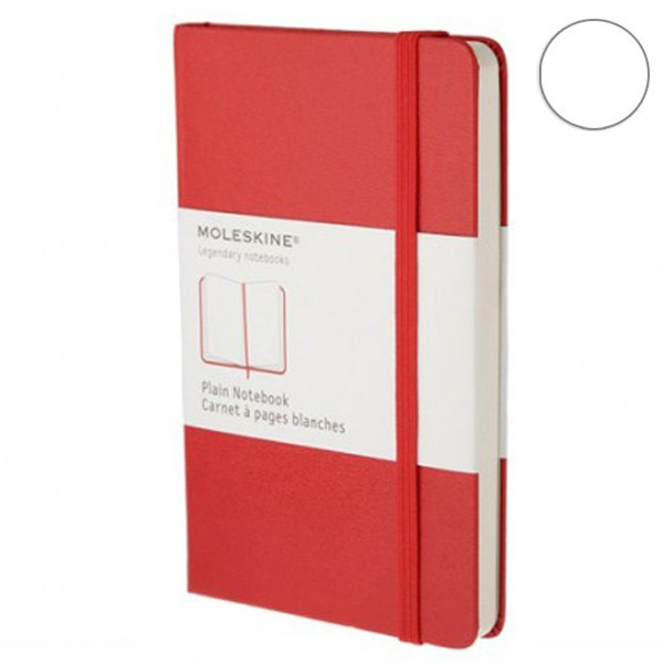 Записник Червоний кишеньк. нелінований, Moleskine Classic, QP012R