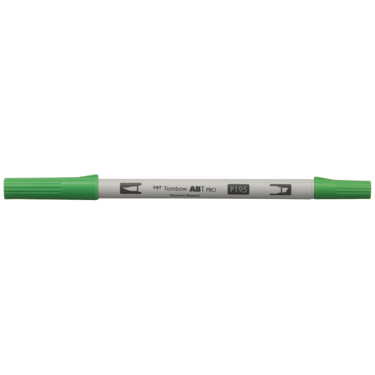 Маркер двосторонній на спиртовій основі ABT PRO ABTP-195, світло-зелений ТМ "Tombow"