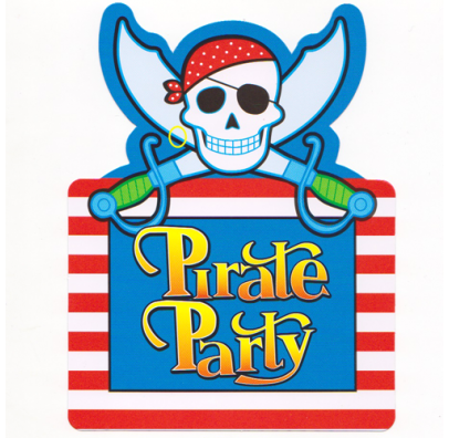 Приглашение "Пираты", 6 шт, бумага, F-161617