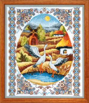 Набор для вышивания Crystal Art ВТ-011 "На заливных лугах" 22*26 см, ТМ "Чаривна мыть" 1