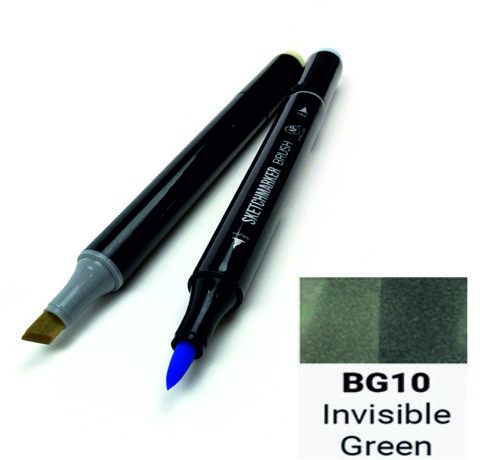 Маркер двосторонній SKETCHMARKER Brush Невидимий зелений, SMB-BG10 3