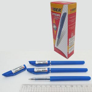 Ручка масляна Wiser "Veer" 0,7 мм, синя, veer-bl