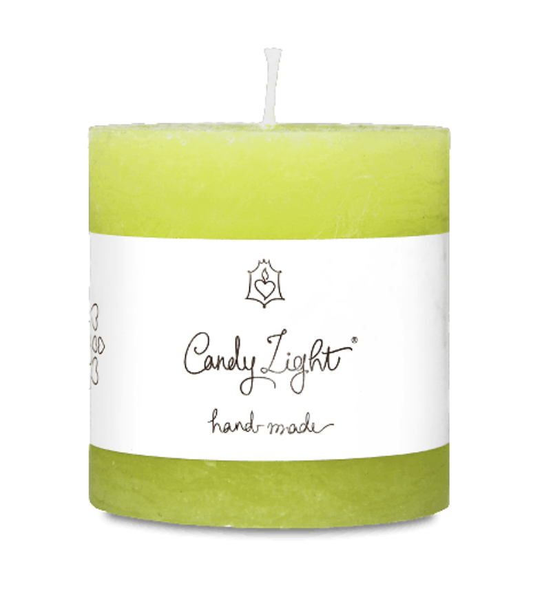 Свічка 7*15 см, лайм, С07*15/1-6.6, Candy Light 2
