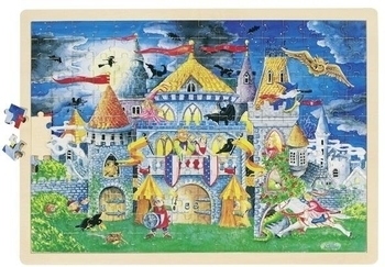 Пазл деревянный Goki Время сказок, 57949G