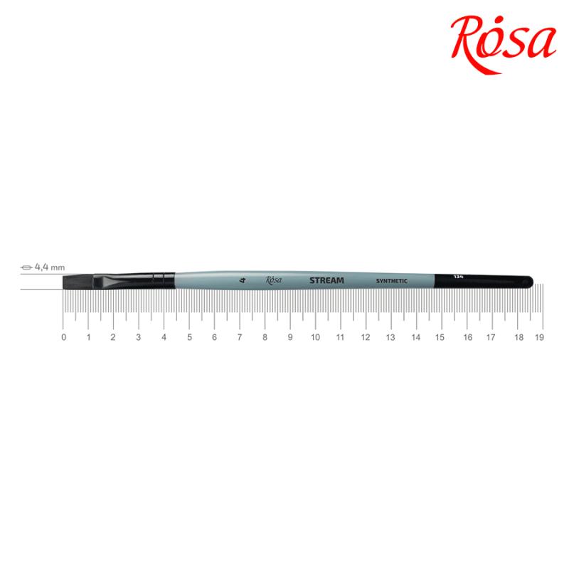 Синтетика плоская STREAM 134 №4, к.р. кисть ROSA