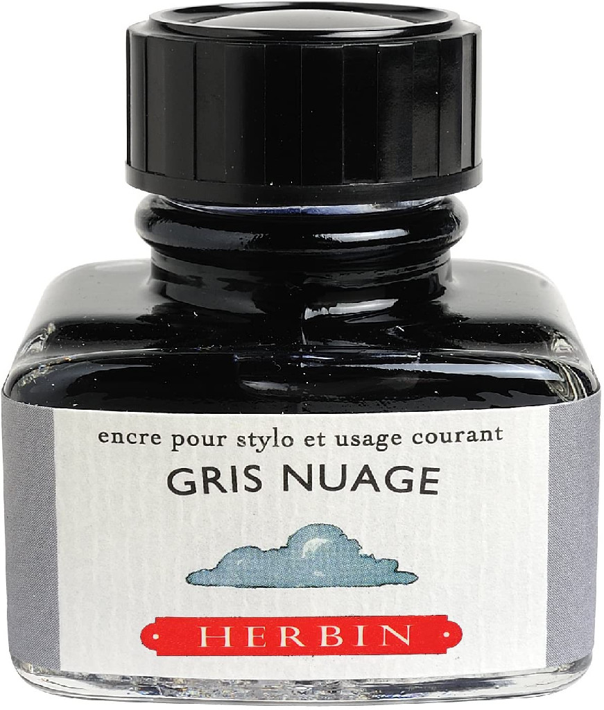 Чернила для автоматической перьевой ручки 30 мл, облачный серый, 13008T