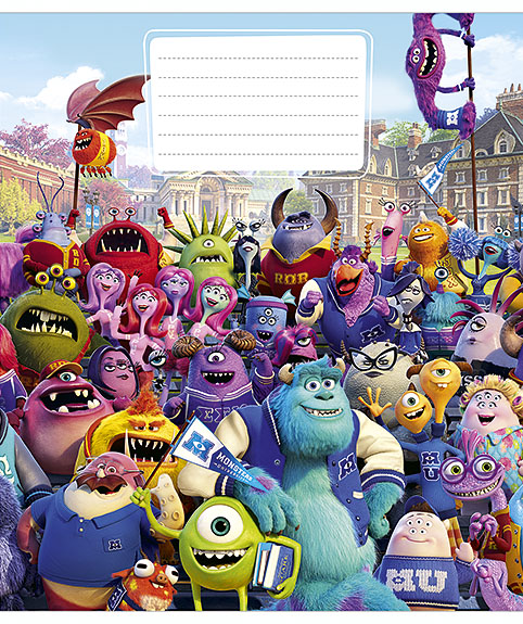 Тетрадь 12 лин. Школярик, "Disney" «Star» (7608)