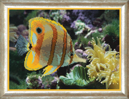 Схема для вышивания бисером СБ-062 29,5*21,5 см на авторской канве ТМ "Чарівна мить"