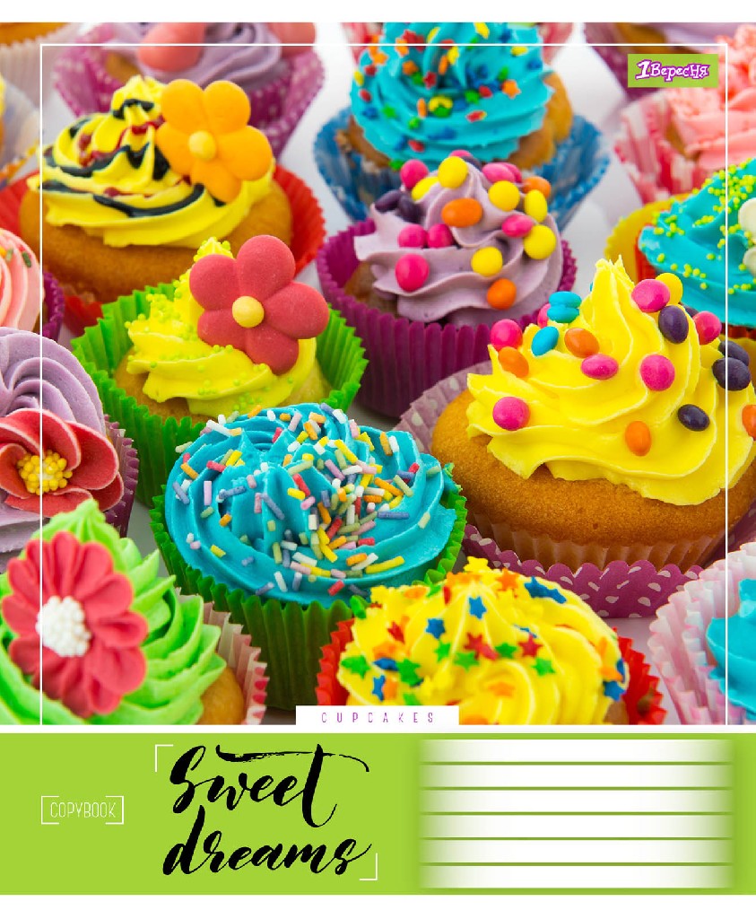 Зошит 60 лін. 1В SWEET DREAMS -17, 760901 (6953)