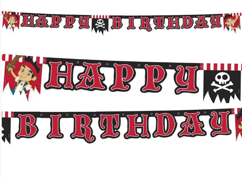 Гірлянда-літери HB Пірат Джейк, 3505-0009