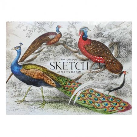 Блок на склейці "Sketch" А4+, 40 арк. "Muse" (8121)