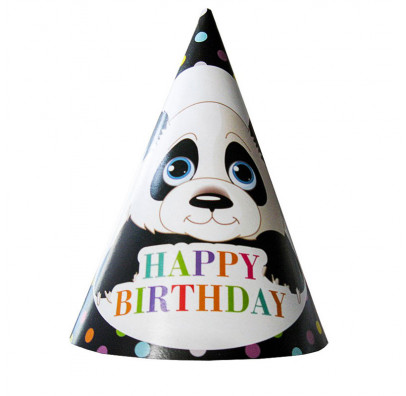 Ковпачок Панда "Happy Birthday", F-100035