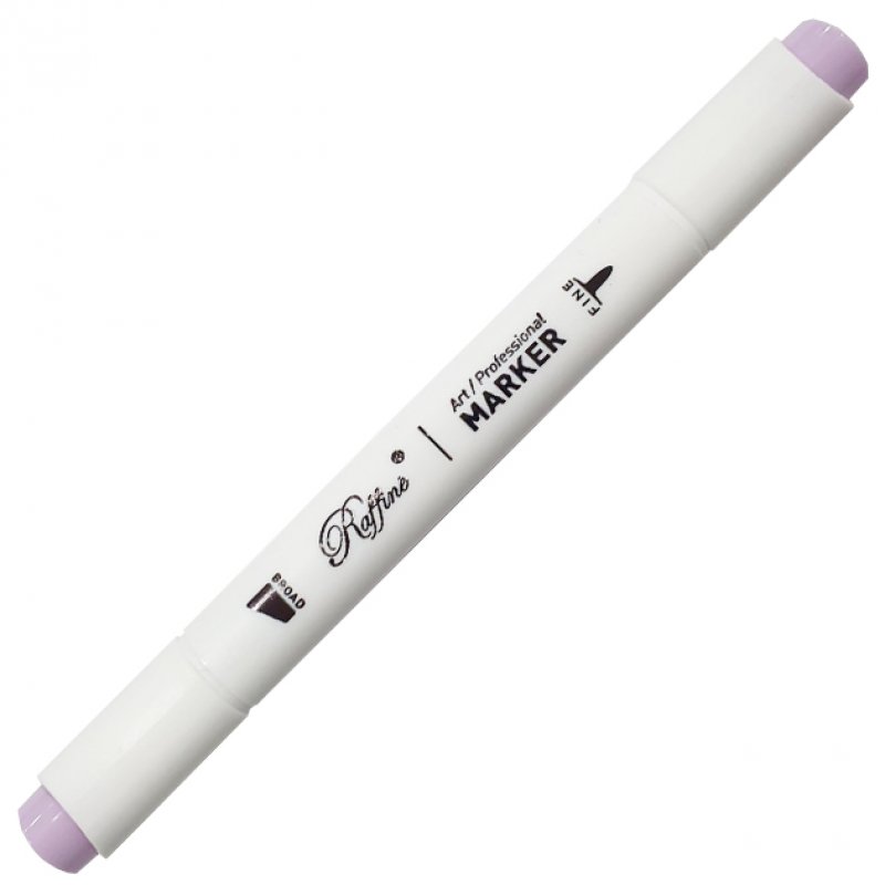 Скетч-маркер двосторонній Raffine Pastel violet (R703), 7800-6CB Marco