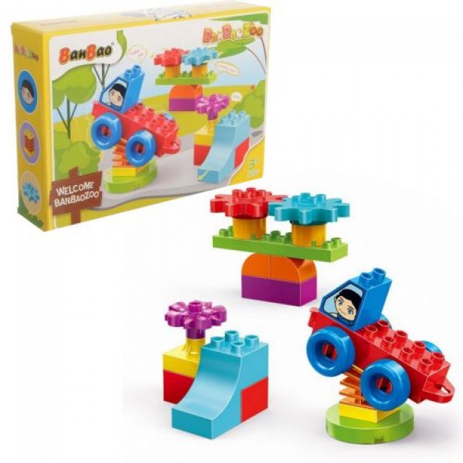Конструктор "BanBaoZOO" Детская площадка, 11 элм., 9006, Banbao
